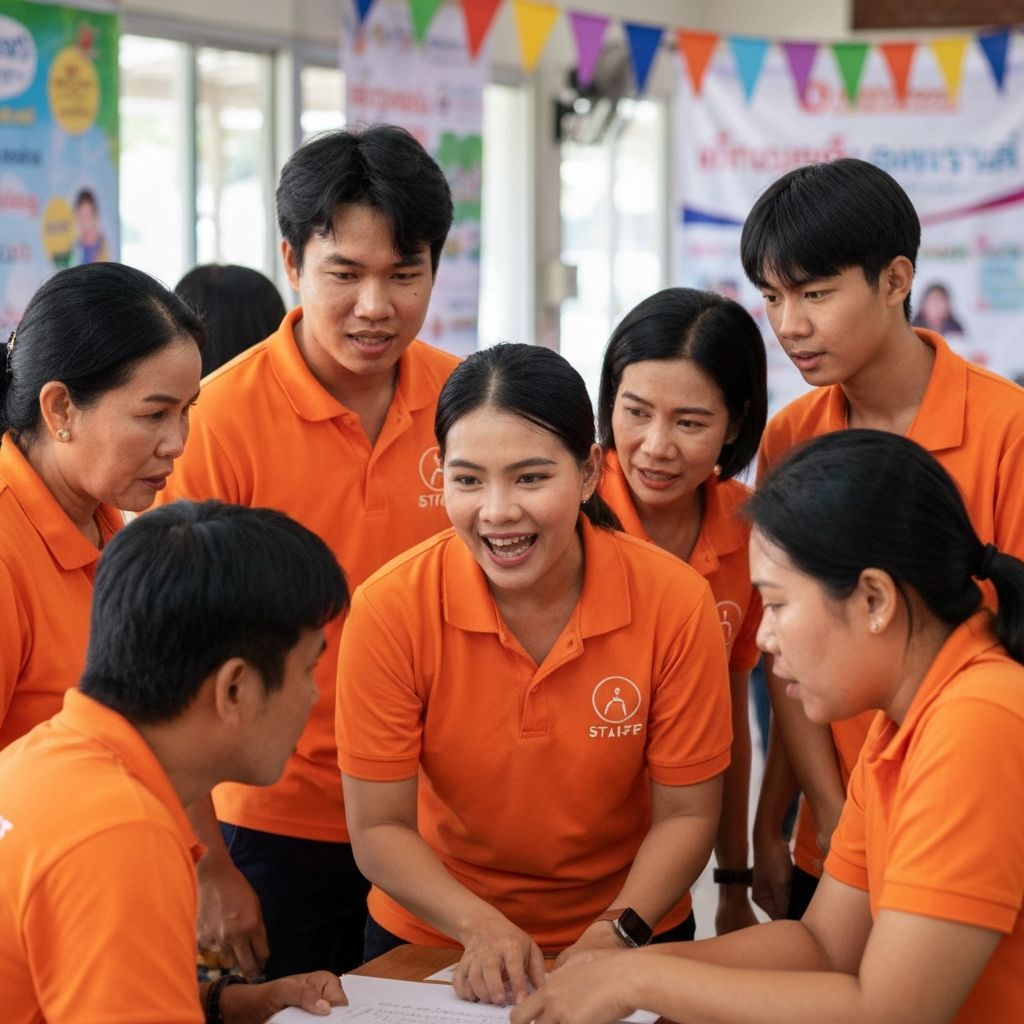 Local volunteers organizing event