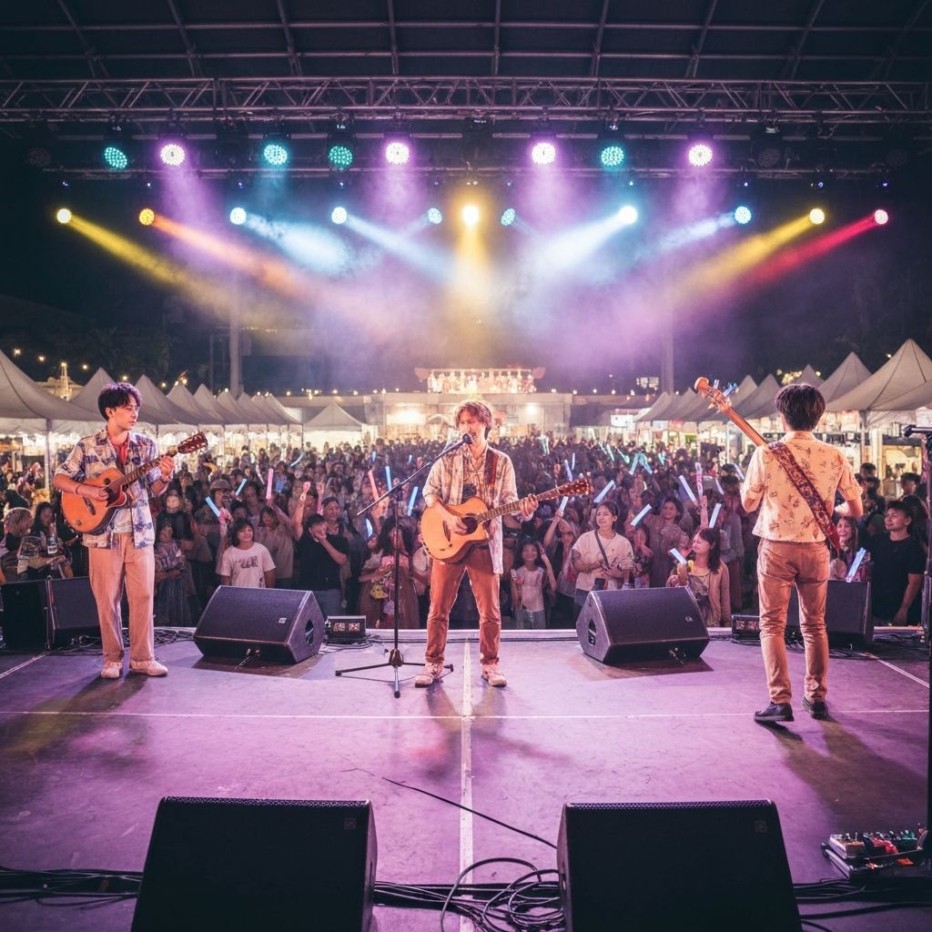 Festival music performance